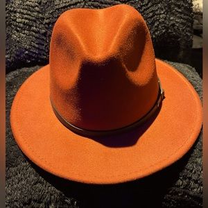 Gorgeous Orange women’s brim hat.